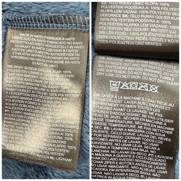 The North Face Women's Osito Jacket Full Zip Front Closure in Blue (Space) SZ M - Picture 7 of 10